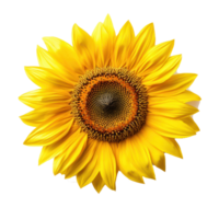 Sunflower top view png