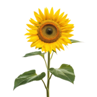 a sunflower on transparent background png