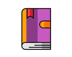 Illustration of book contain knowledge, education, and learning resources vector