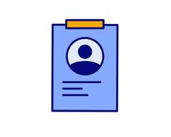 Illustration featuring a digital note icon, ideal for showcasing modern technology, apps, and digital organization tools vector
