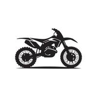 Racing motorbike silhouette art illustration vector