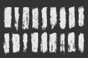 Retro Grunge Brush Strokes Collection vector