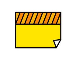 Illustration of notes, notebook for memo or writing a note vector