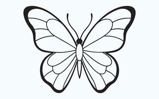 Butterfly in Flight Sketch image cliapart illustration vector