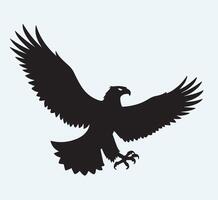 Minimalist eagle sketch vector