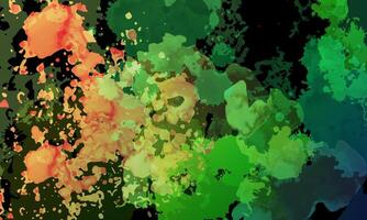Bright colorful watercolor stain splash splatter brush stroke. blob paint color. vector