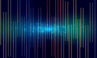 Glowing stripes. Glowing abstract sparkling with light effect on dark background. vector