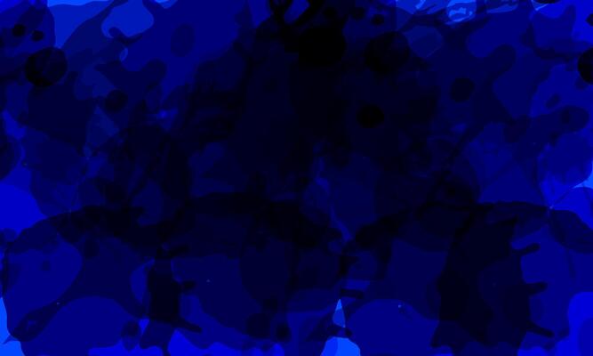 blue watercolor stains. paint on dark background. smooth blob ink.