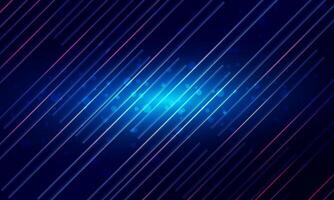 Glowing stripes. Glowing abstract sparkling with light effect on dark background. blue light. vector