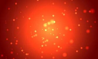 Space background with red light. bright shine. vector