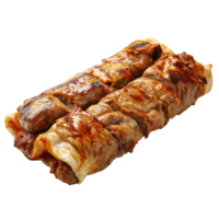 A sausage roll with meat on it png