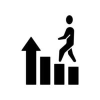 personal growth concept line icon. Simple element illustration. personal growth concept outline symbol design. vector