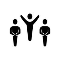 friendship concept line icon. Simple element illustration. friendship concept outline symbol design. vector