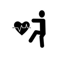 exercise concept line icon. Simple element illustration. exercise concept outline symbol design. vector