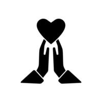 gratitude concept line icon. Simple element illustration. gratitude concept outline symbol design. vector