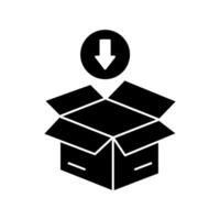 packaging concept line icon. Simple element illustration. packaging concept outline symbol design. vector