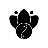tai chi concept line icon. Simple element illustration. tai chi concept outline symbol design. vector