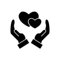 support concept line icon. Simple element illustration.support concept outline symbol design. vector