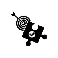 solution concept line icon. Simple element illustration. solution concept outline symbol design. vector