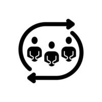 inclusion concept line icon. Simple element illustration.inclusion concept outline symbol design. vector