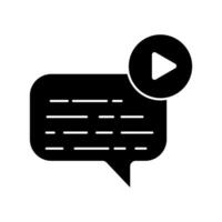 subtitles concept line icon. Simple element illustration. subtitles concept outline symbol design. vector