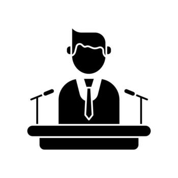 speech concept line icon. Simple element illustration. speech concept outline symbol design. vector