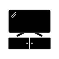 televisión concepto línea icono. sencillo elemento ilustración. televisión concepto contorno símbolo diseño. vector