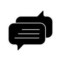 chat concept line icon. Simple element illustration. chat concept outline symbol design. vector