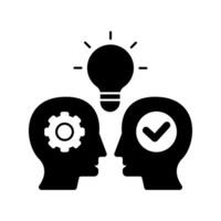 mentoring concept line icon. Simple element illustration. mentoring concept outline symbol design. vector