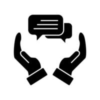 advice concept line icon. Simple element illustration. advice concept outline symbol design. vector