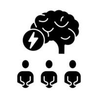 brainstorm concept line icon. Simple element illustration. brainstorm concept outline symbol design. vector