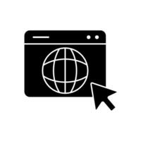 website concept line icon. Simple element illustration. website concept outline symbol design. vector