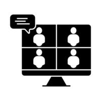 online workshop concept line icon. Simple element illustration. online workshop concept outline symbol design. vector