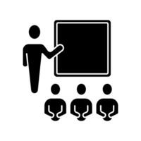 training concept line icon. Simple element illustration. training concept outline symbol design. vector
