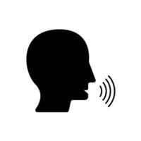 speak concept line icon. Simple element illustration. speak concept outline symbol design. vector
