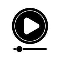 play concept line icon. Simple element illustration. play concept outline symbol design. vector