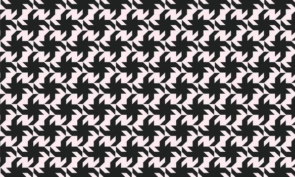 resumen geométrico modelo. negro angular formas en suave rosado antecedentes. moderno sin costura Arte para digital descargas, fondos de pantalla, textiles, scrapbooking bricolaje arte proyectos vector