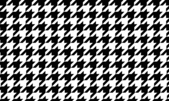 Houndstooth Pattern Design. Bold Black and White Geometric Textile Motif. Timeless Seamless Pattern for Fashion, Interior Decor, Wallpapers, and Graphic Design Projects vector
