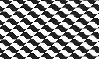 Geometric Black and White Sao Paulo Sidewalk Pattern Design. Modern Monochrome Zigzag Optical Illusion Art, Bold Abstract Background for Fashion, Home Decor and Minimalist Projects vector