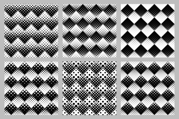 Abstract circle pattern background design set
