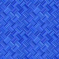Blue abstract repeating diagonal stripe mosaic tile pattern background - wall graphic vector