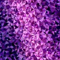 Purple triangle mosaic background design vector