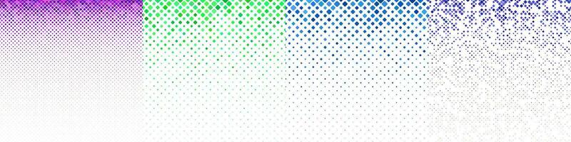 Abstract diagonal square pattern collection vector