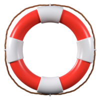 3d lifebuoy illustration or icon, It can use for web, app and more. png