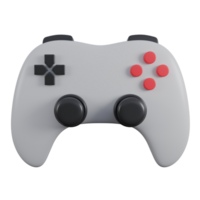 3d illustration of gamepad, joystick 3d elements, rendering. it can be used for any purpose. png