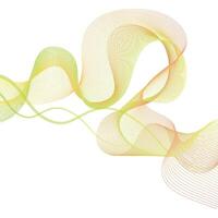 wavy lines abstract background vector