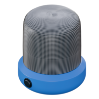 3d illustration of voice service smart assistant, speaker, technology 3d elements, rendering. it can be used for any purpose. png