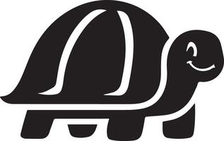 Sea Turtle icon silhouette for multipurpose use vector