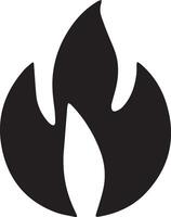Fire flame icon for designer vector