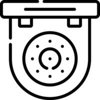 A black and white image of a phone vector